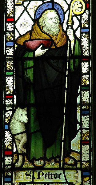 mog21's tweet photo. Today 4 June is the #Feast of #Saint #Petroc here's an #image of him with his pet #wolf reinterpreted in @LEGO_Group after original in St #Olaf #Poughill by CE Kempe & Co Ltd #saintpetroc #stainedglass #window #britishart #feastday #cekempeandco #saintolaf #LEGO #arthistory #leaf https://t.co/3YTVw6ClLk