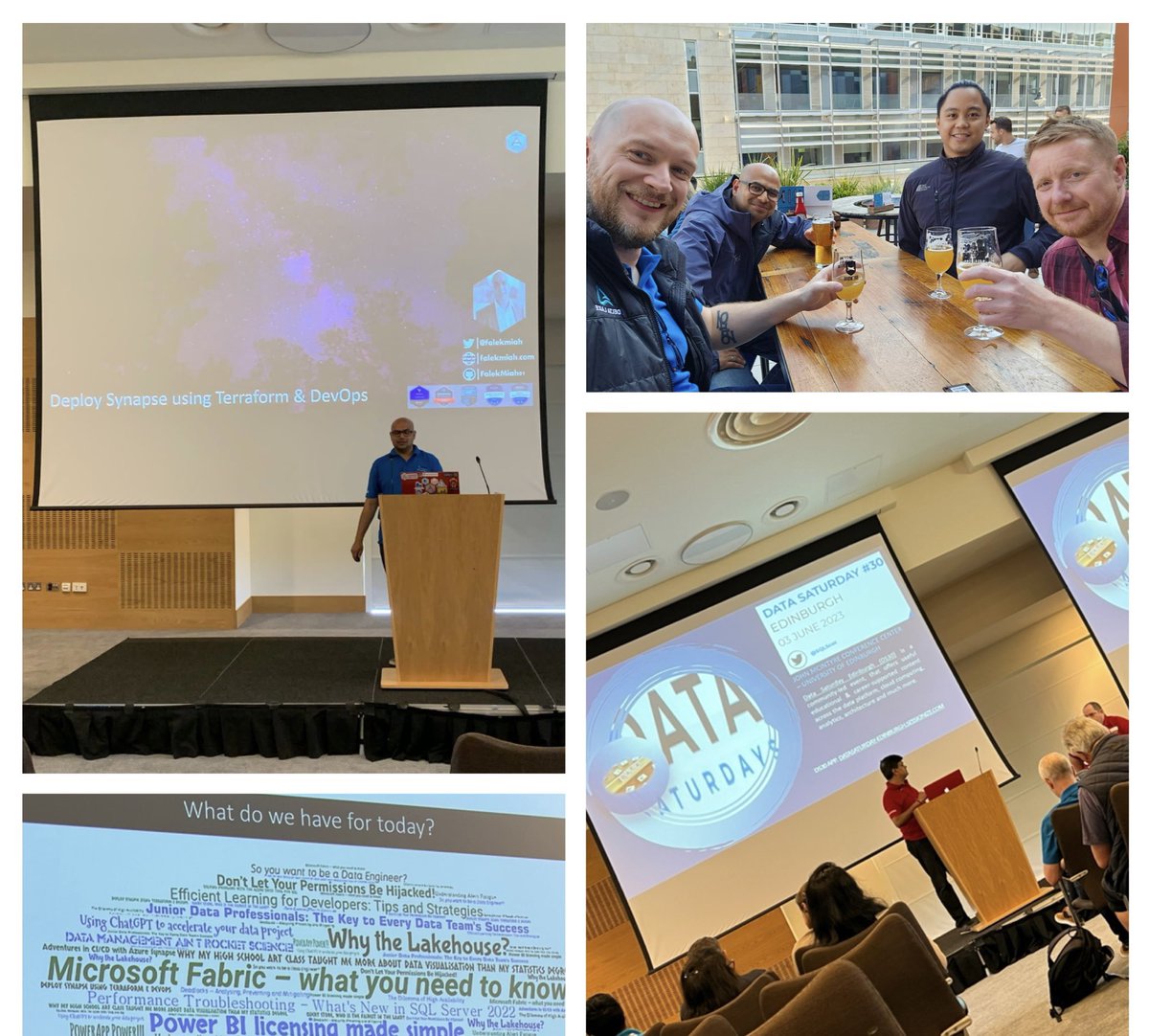 Had a great time at Data Saturday Edinburgh! Big thanks to the organizers and attendees for making it an great event. 

#DataCommunity #DataSaturday #TeamEdinburgh