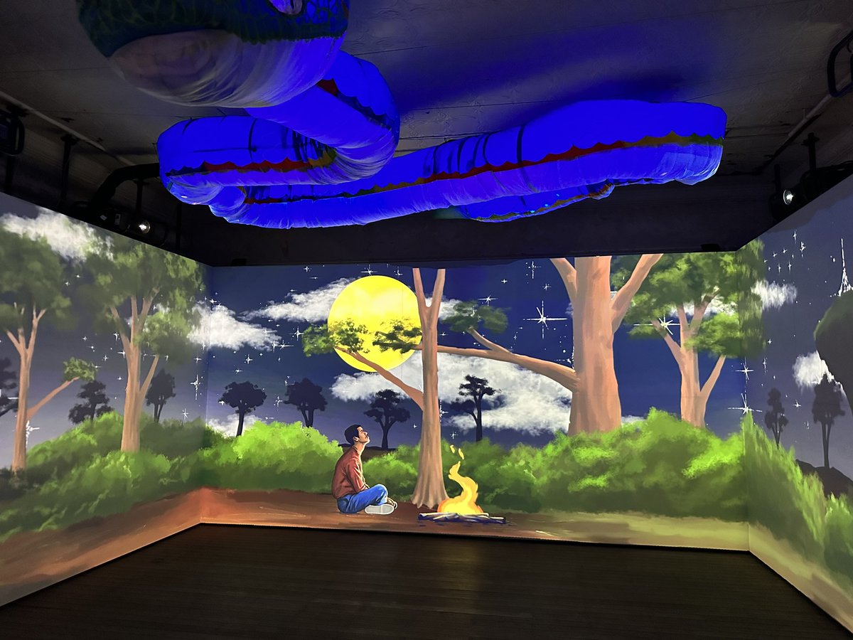 Excited to share my work in the Exhibition Shadow Spirit, curated by Kimberley Moulton 💕🔥
Been working on this installation/animation for a year and so excited &amp; proud to see the finished work. Amongst other amazing First Nation artists!!