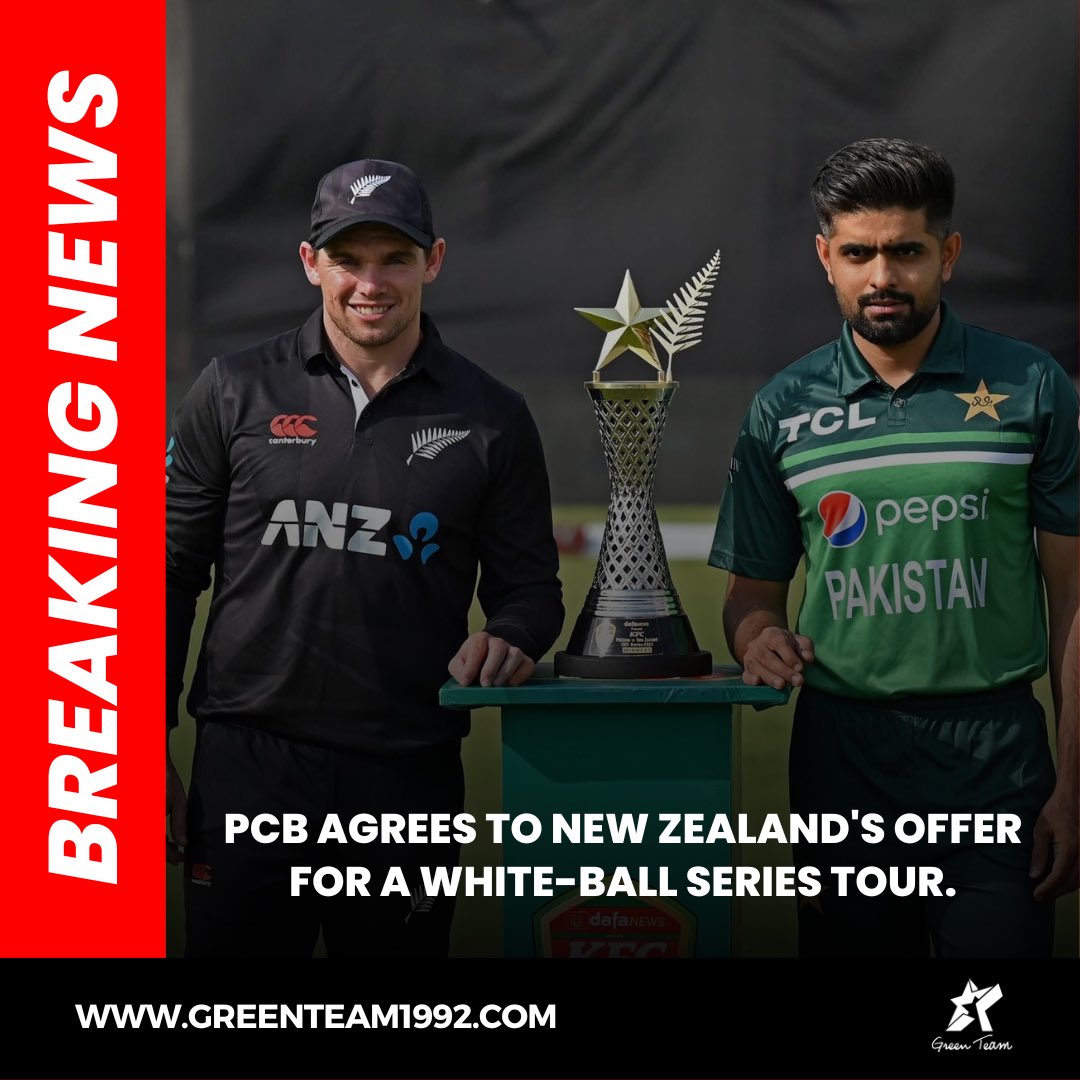 The series, which might consist of 3 ODIs or 5 T20Is, is expected to start in the second week of January after the completion of Australia-Pakistan test series 🏏 

#Cricket | #Pakistan |  #GreenTeam | #OurGameOurPassion | #KhelKaJunoon