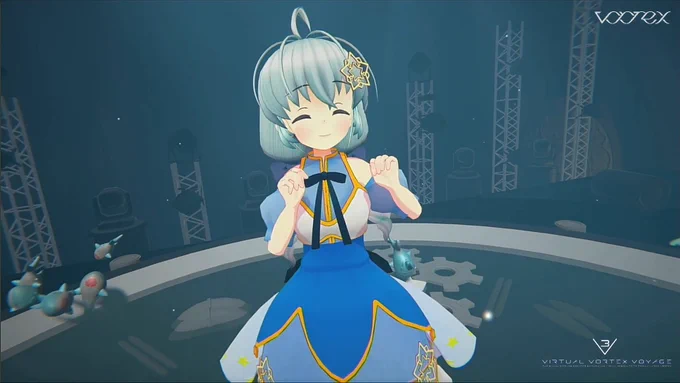 かわいい。 と思ってたら急にさめのぽきの物真似をして困惑 かわいい #ブイサード