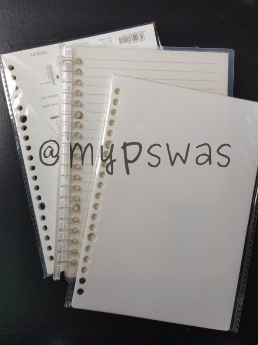 mypswas's tweet photo. เซตสมุดรีฟิลล์ขนาด a5 ถอดสัน เติมกระดาษได้ +ปก+กระดาษรีฟิลล์ 165฿ ส่งฟรี มือสองสภาพดี #เครื่องเขียน #เครื่องเขียนมือสอง #เครื่องเขียนราคาถูก #สมุด #แพลนเนอร์ #กระดาษรีฟิลล์ https://t.co/GRlTWgXMee
