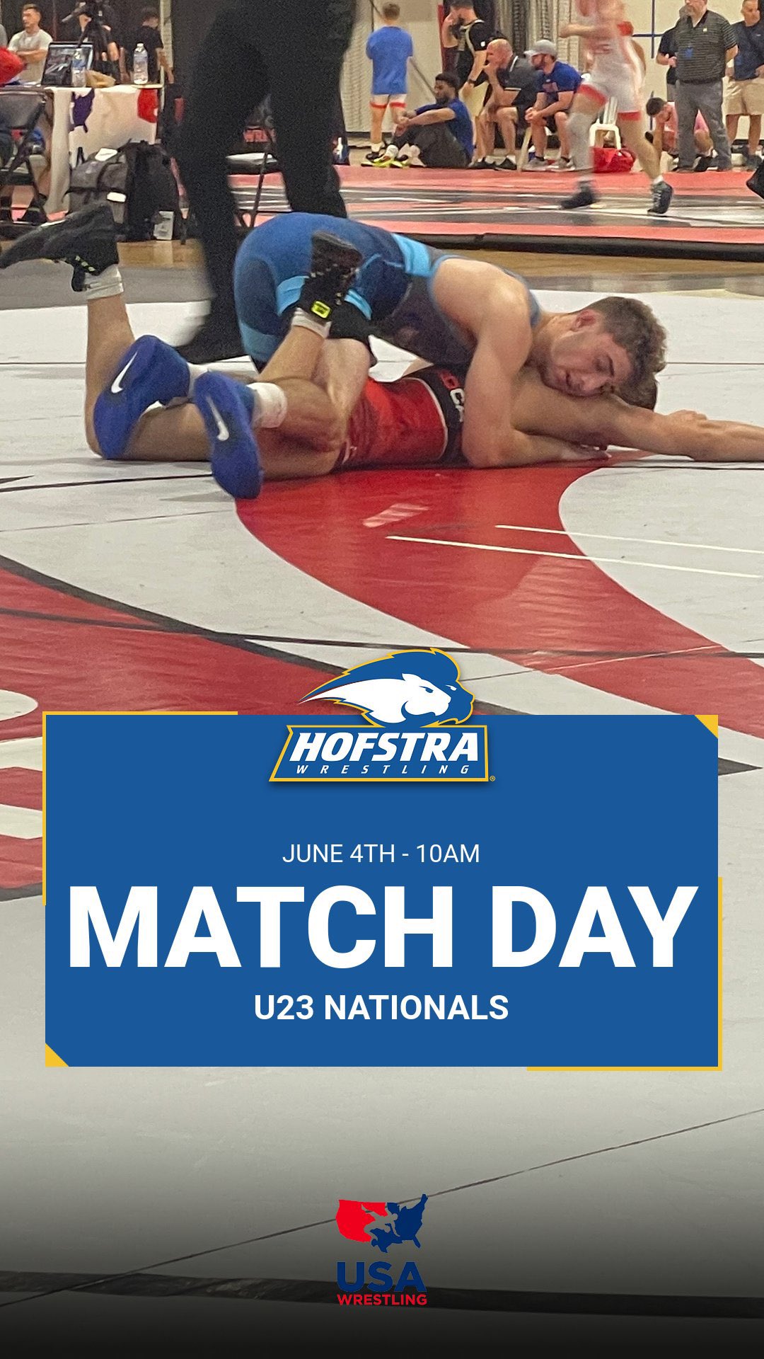 Hofstra Wrestling on Twitter "Chase Liardi advances to the blood round