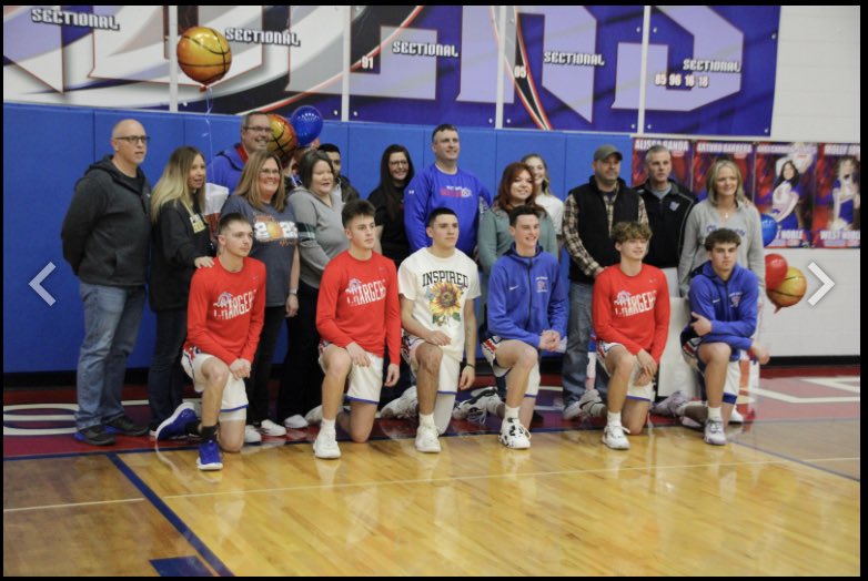WestNobleHoops's tweet photo. Today is graduation day. Congratulations to our 6 seniors and the rest of the class of 2023! You left your mark on West Noble and you’ll be missed! https://t.co/LpIYGo6l0Z