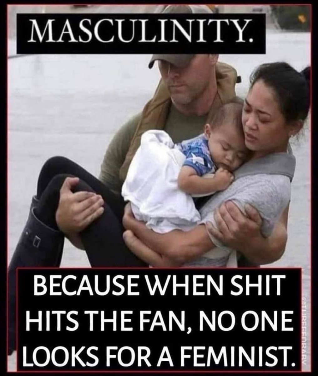 🚨🚨 Masculinity = healthy world❤️