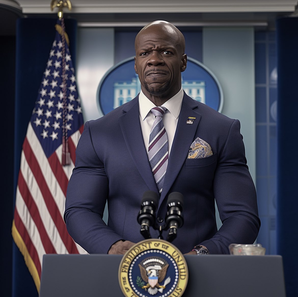 RT @weirddalle: Terry Crews as president https://t.co/RSaEYJNtKC