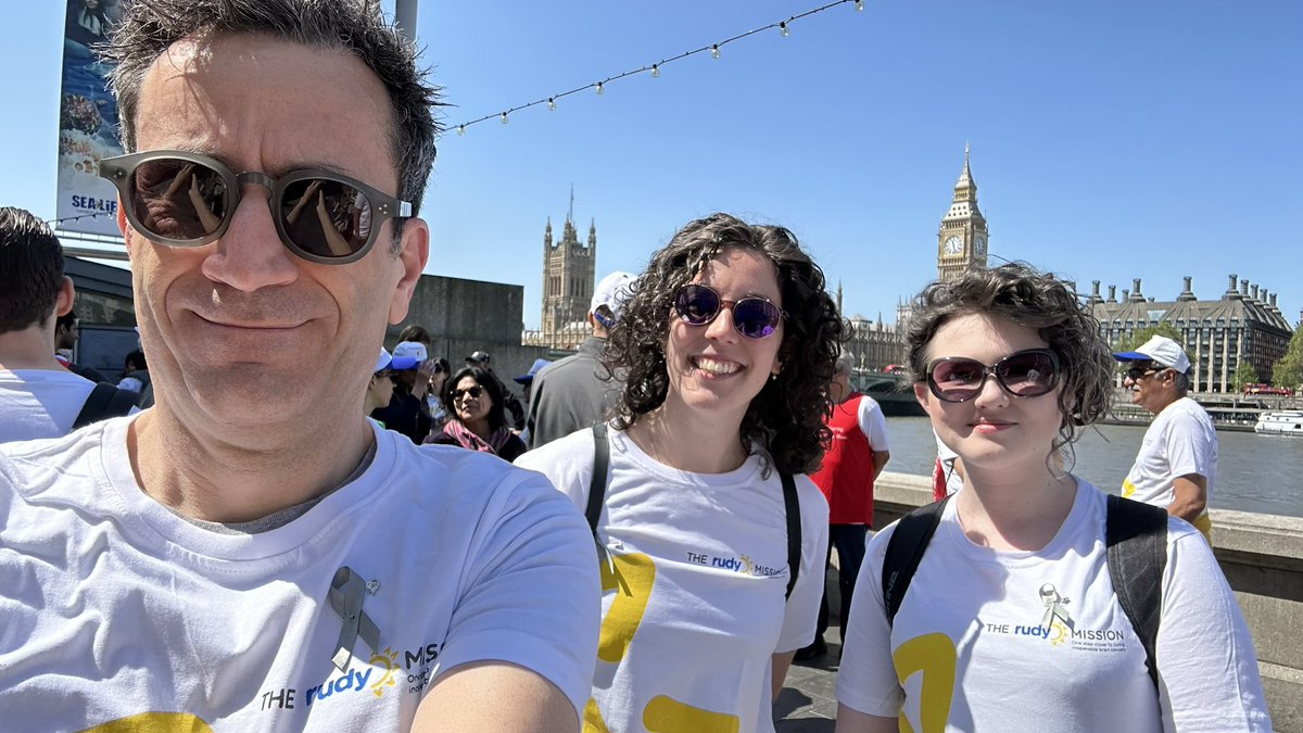 Beautiful day for the walk in memory of Rudy Menon <a href="/RudyAMenon_RAMF/">The Rudy A Menon Foundation</a> and helping to fundraise for research into gliomatosis cerebri