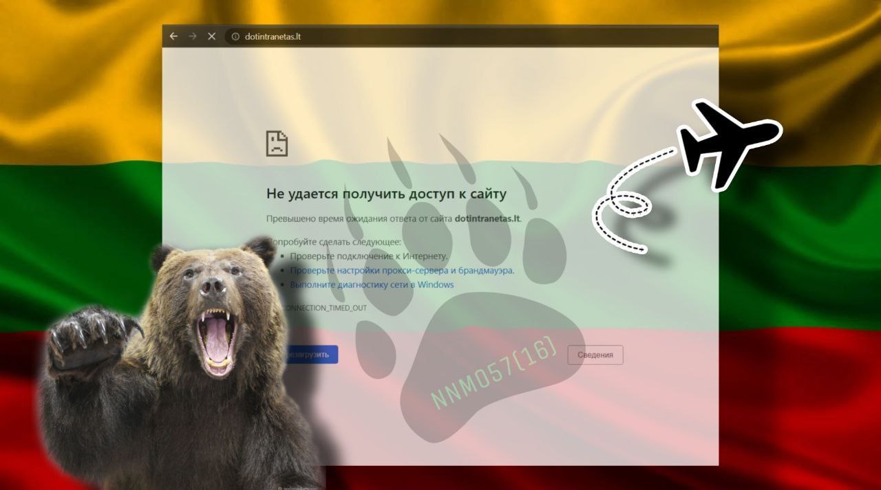 NoName DDoS Attack on Lithuania