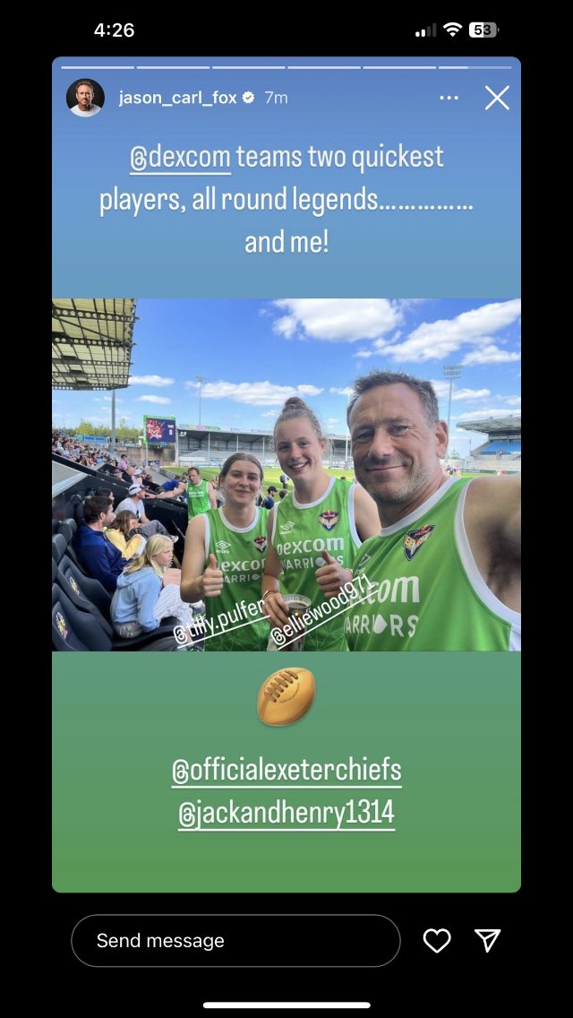 👍<a href="/jason_carl_fox/">Jason Fox</a> great to see our students making a good impression! <a href="/ExeterCollege/">Exeter College</a> <a href="/ExeChiefsWomen/">Exeter Chiefs Women</a> <a href="/ExeterChiefs/">Exeter Chiefs</a> <a href="/Sladey_10/">Henry Slade</a> <a href="/nowellsy15/">Jack Nowell</a> <a href="/execollsport/">Exeter College Sport</a>