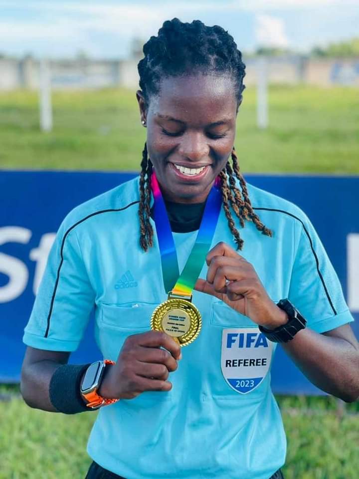 Your Uganda Cup final referee

Women on top
#NBSportUpdates
