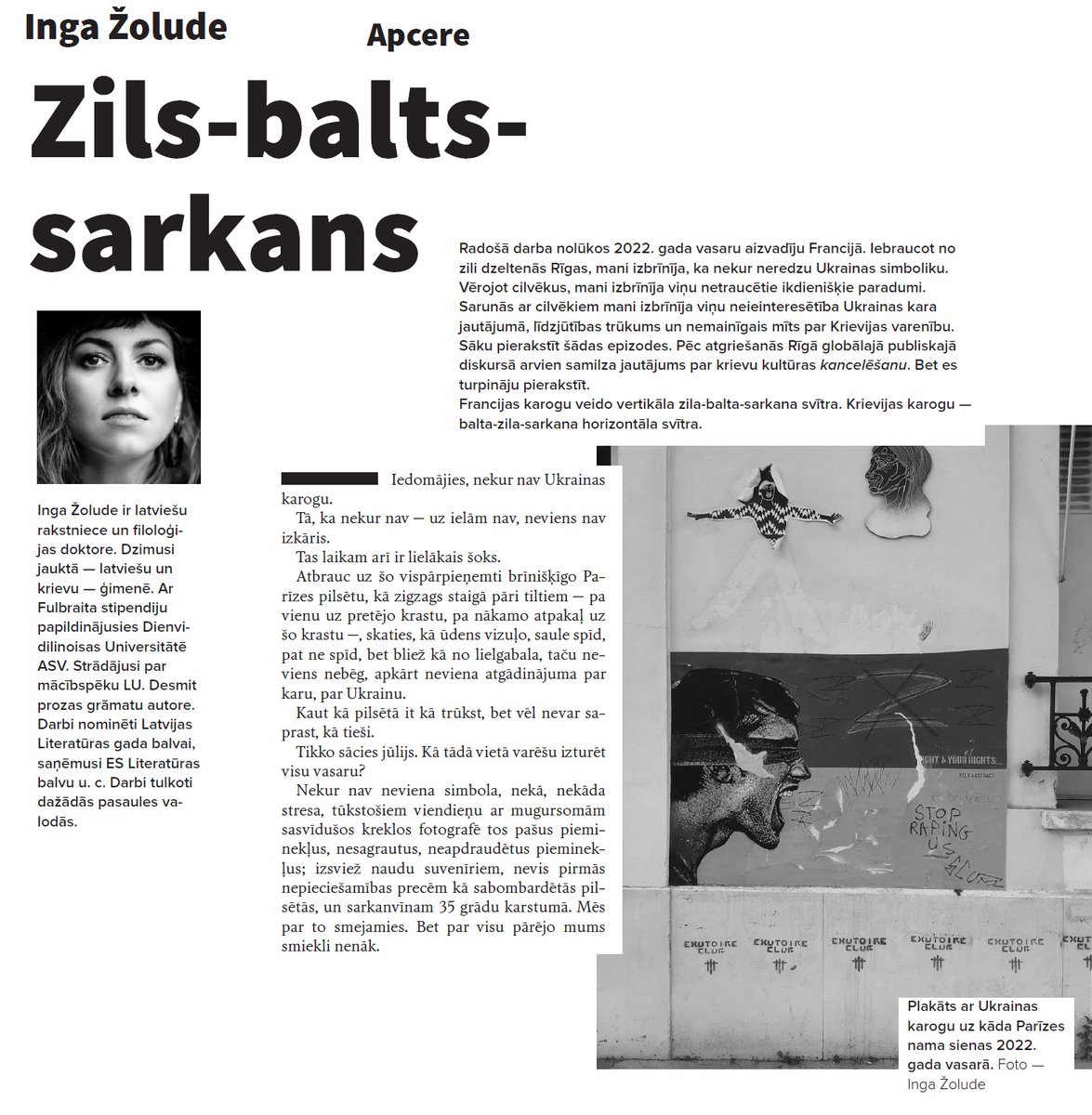 "21. februāris. Ukraiņu rakstniece Tamāra Duda Rēderam - ka vairs nespēj runāt krieviski, jo visapkārt ir cilvēki, kurus iebiedējuši, spīdzinājuši, izvarojuši krievu val. runājoši cilvēki. Tāpēc mums ir jābūt uzmanīgiem ar šo valodu. Arguments, ar ko būtu jāpietiek. Bet nē taču!"