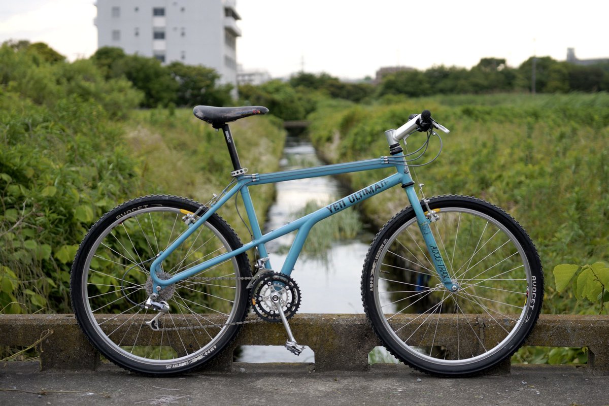 kazumaakahane's tweet photo. #DesertTurquoise #AnswerAccutrax #YetiCycles #YetiUltimate #VintageMTB #OldMTB #RetroMTB https://t.co/rIeU1SV2lO https://t.co/XqPAHNJKox
