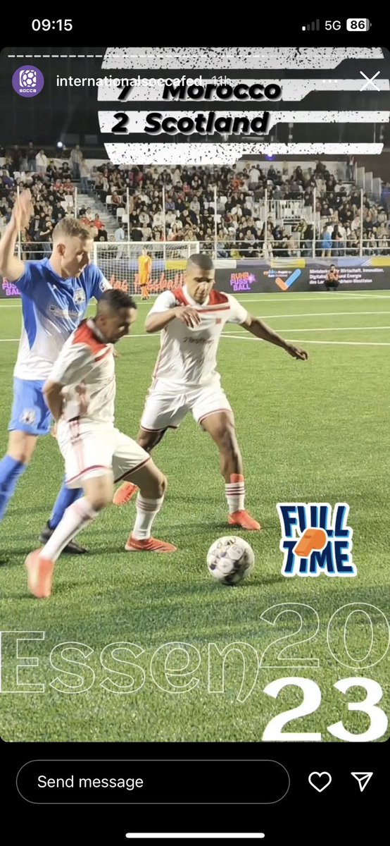 Hard defeat to take last night versus a well organised and we’ll support Morocco team,
Jordan Kirkpatrick with both our goals.
Thanks to our sponsors MCDUK for our new home kits. And to Appliance Market for sponsoring our new away kits.
Our next game is versus Georgia on Tuesday