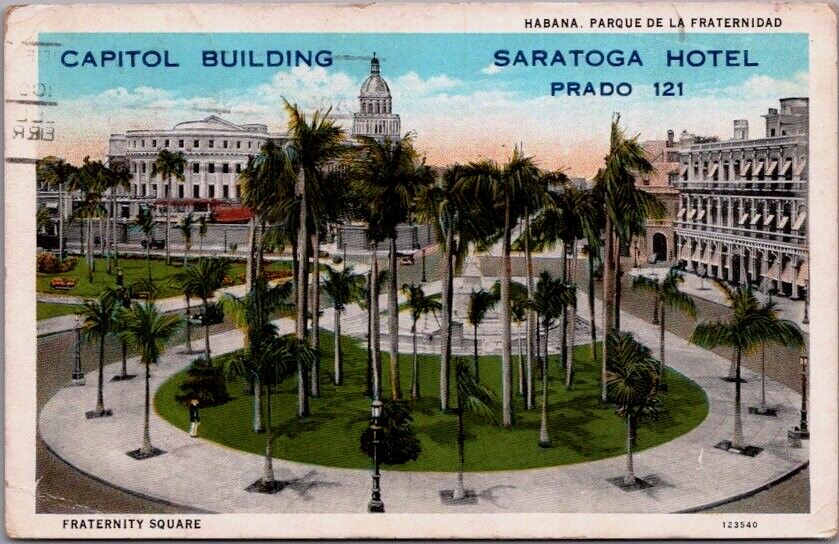 Parque de la Fraternidad, #Habana, c.1940 #Cuba
