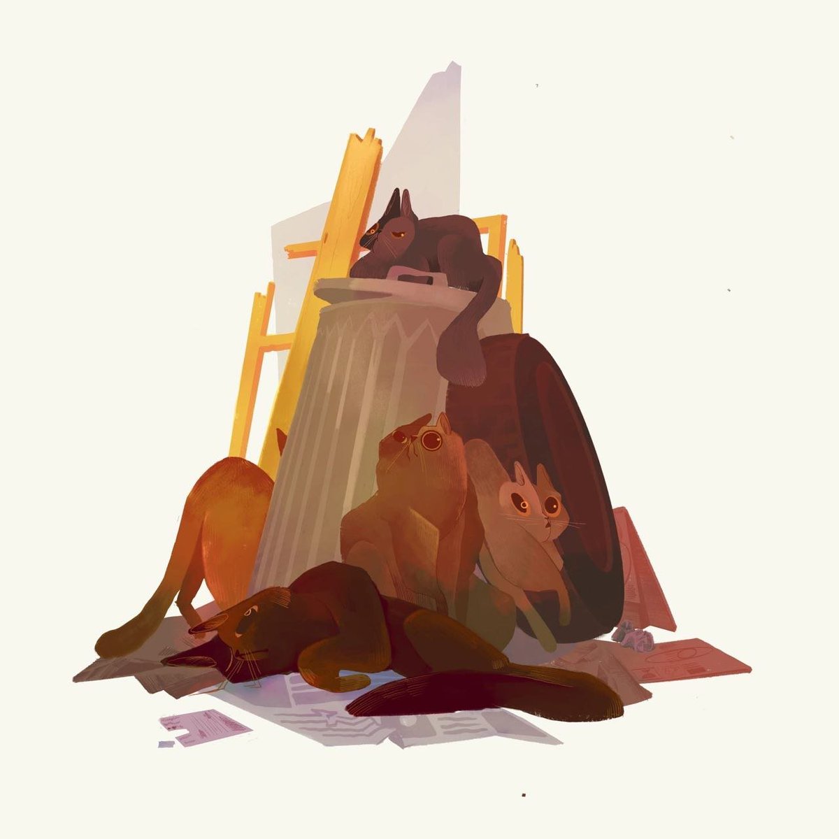 sentris_art's tweet photo. series of works "Homeless" 2021
---------------
серия работ "Бездомные" 2021

#cats #Food #yellow #orange #red #outdoor #garbage #Homeless #art #Photoshop #illustrationartist #style #Prism https://t.co/DlnaESU30m