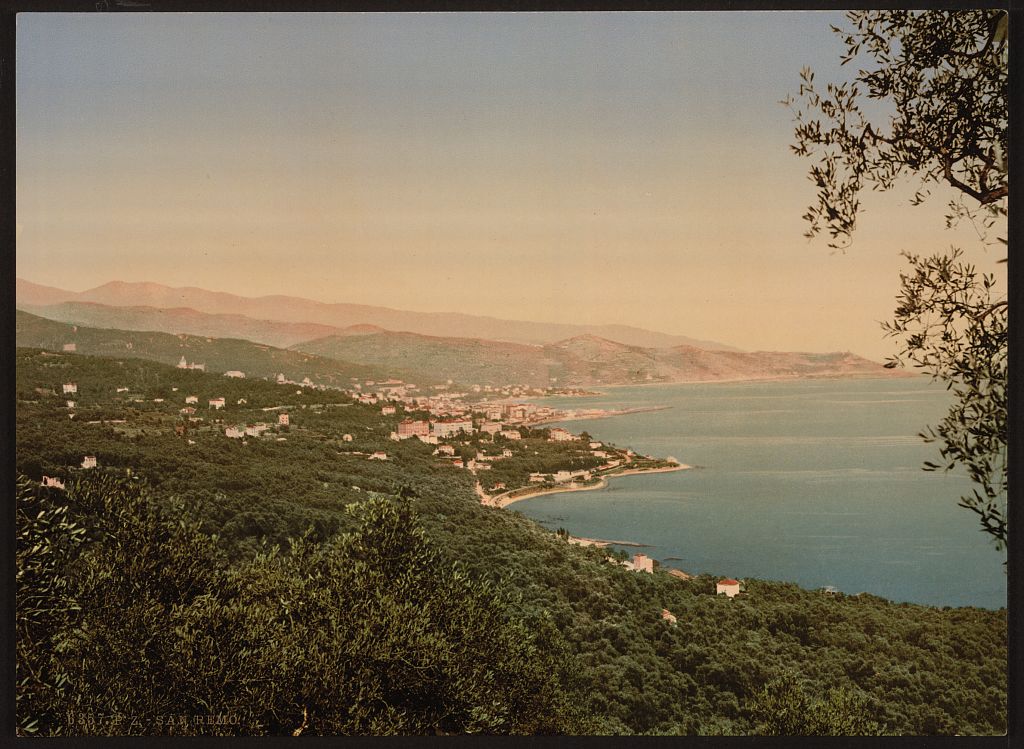 Ospedaletti, San Remo, Riviera, between ca. 1890 and ca. 1900.