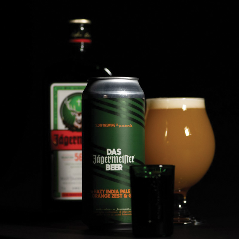A true collaboration in flavor, Das Jägermeister® Beer features a botanical blend of sunny orange zest &amp; fragrant ginger for an unapologetically bold, juicy, &amp; aromatic sip.
@sloopbrewingco @jagermeisterusa #sloop #dasjager #craftbeer #beer #hunterdon #hunterdonbrew #hazyipa