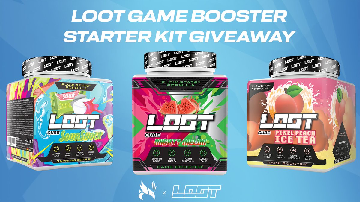 IT'S ONETRICK CHAMPIONSHIP FINALS DAY!

Before that though, we have 5x Starter Kits courtesy of LOOT DRINK to giveaway!

1. Follow us
2. Like &amp; RT
3. Reply with what flavour you would like best from lootdrink.de/en/collections…

Winners drawn today live on stream @ 17:00CEST (🇪🇺 only)