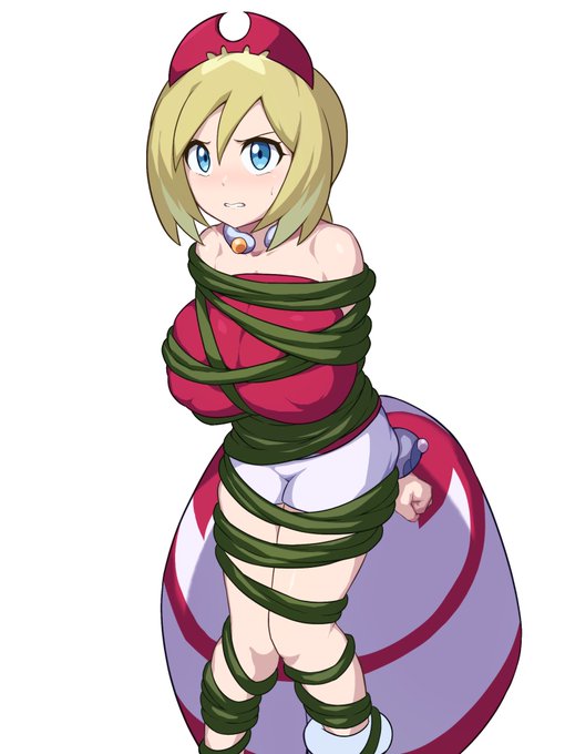 バインド状態のカイちゃん https://t.co/WHjvsSyMEo