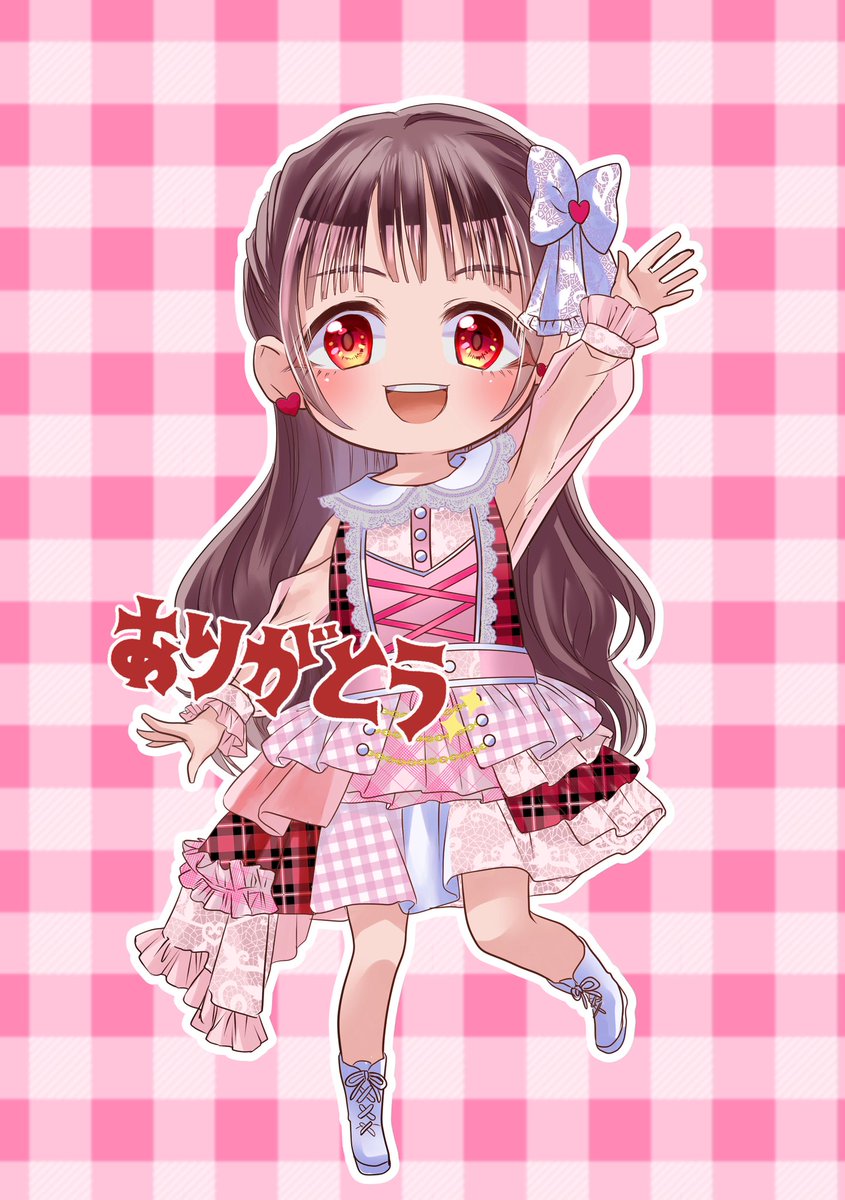 「お仕事絵でした かわいい女の子達で超〜楽しかったアァー ありがとうございましたー」|衣織のイラスト