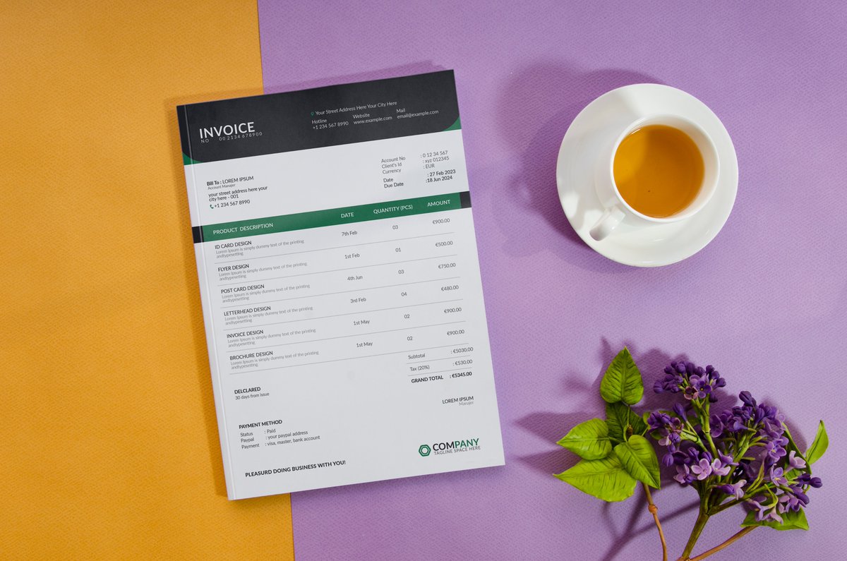 gprojectt4's tweet photo. Creative Invoice Template Design 
Behance: https://t.co/CqEz5FlfTH

Do you need any Graphics related work? Email: graphicprojectt4@gmail.com
WhatsApp : +8801317845623

#invoice #Invoice_template #corporate #business #clean #modern #bill #print #branding #creative #professional https://t.co/vf2LAhcuqr