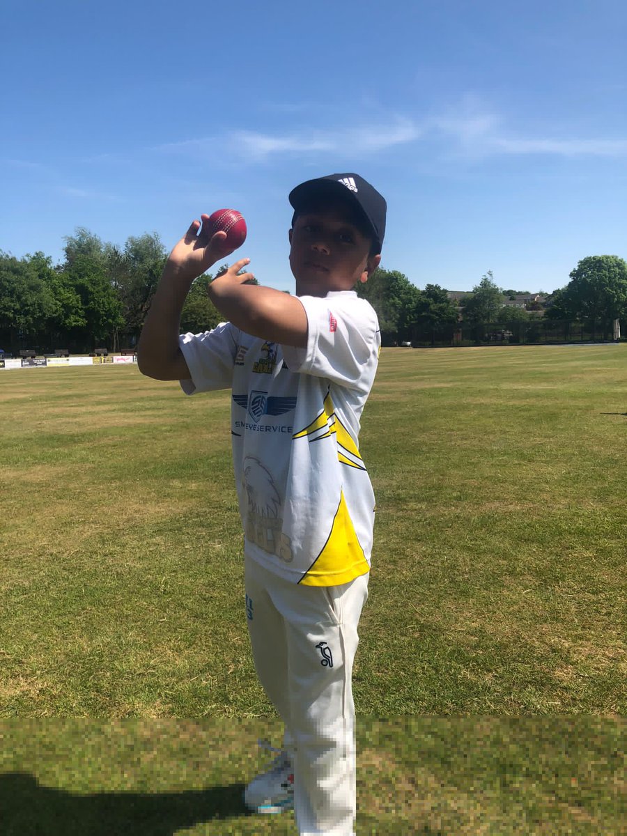 East Lancs Eagles (@eastlancseagles) on Twitter photo Muhammad-ibraheem @East_LancsCC U9 v <a href="/BacupCC/">Bacup Cricket Club</a> U9s <a href="/roefieldcricket/">Farouk Hussain</a> <a href="/Lancsjcl/">Lancs League Juniors</a>
3 overs
6 runs
6 wickets
(4 wickets in 4 balls)
(5 wickets in 1 over) Muhammad-ibraheem @East_LancsCC U9 v <a href="/BacupCC/">Bacup Cricket Club</a> U9s <a href="/roefieldcricket/">Farouk Hussain</a> <a href="/Lancsjcl/">Lancs League Juniors</a>
3 overs
6 runs
6 wickets
(4 wickets in 4 balls)
(5 wickets in 1 over)