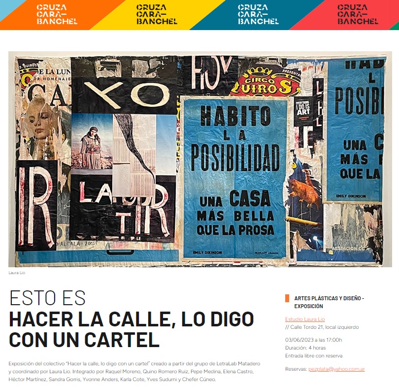 LetraLAB's tweet photo. Esta semana, #HacerLaCalle ha formado parte de la acción cultural Cruza Carabanchel, con una nueva propuesta de pensamiento y creación. Coordinado por Laura Lio.
https://t.co/ibtPIcPMee https://t.co/CGRyINpBUW