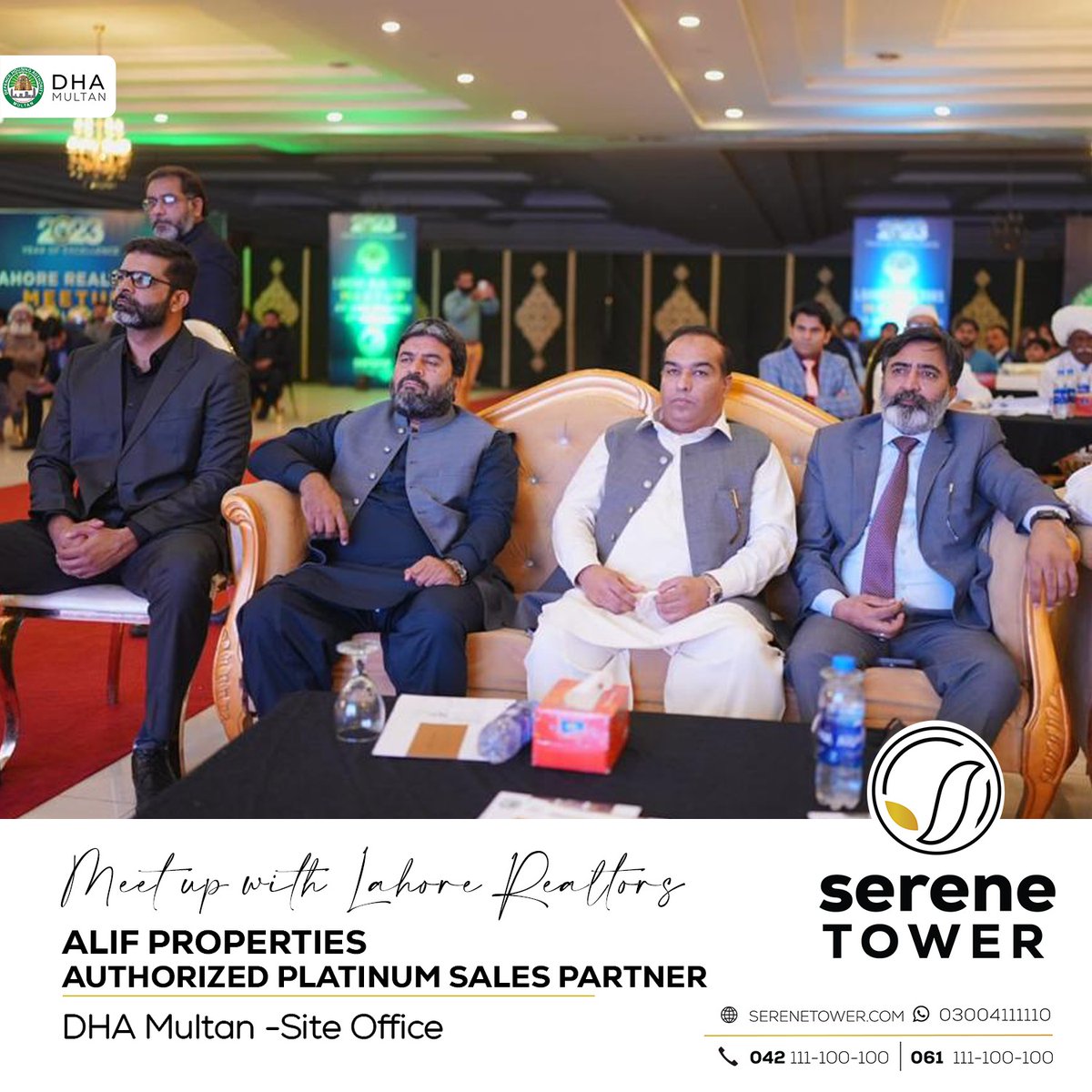 SereneTower's tweet image. | 𝐌𝐄𝐄𝐓-𝐔𝐏 𝐖𝐈𝐓𝐇 𝐋𝐀𝐇𝐎𝐑𝐄 𝐑𝐄𝐀𝐋𝐓𝐎𝐑𝐒 |
Realtors from Lahore visited Serene Tower, DHA Multan on 𝐒𝐚𝐭𝐮𝐫𝐝𝐚𝐲 𝟑𝐫𝐝 𝐉𝐮𝐧𝐞 𝟐𝟎𝟐𝟑.
𝗖𝗼𝗻𝘁𝗮𝗰𝘁:
042-111-100-100 / 061-111-100-100
0300-4111110
𝘄𝘄𝘄.𝘀𝗲𝗿𝗲𝗻𝗲𝘁𝗼𝘄𝗲𝗿.𝗰𝗼𝗺
#serenetower #dhamultan