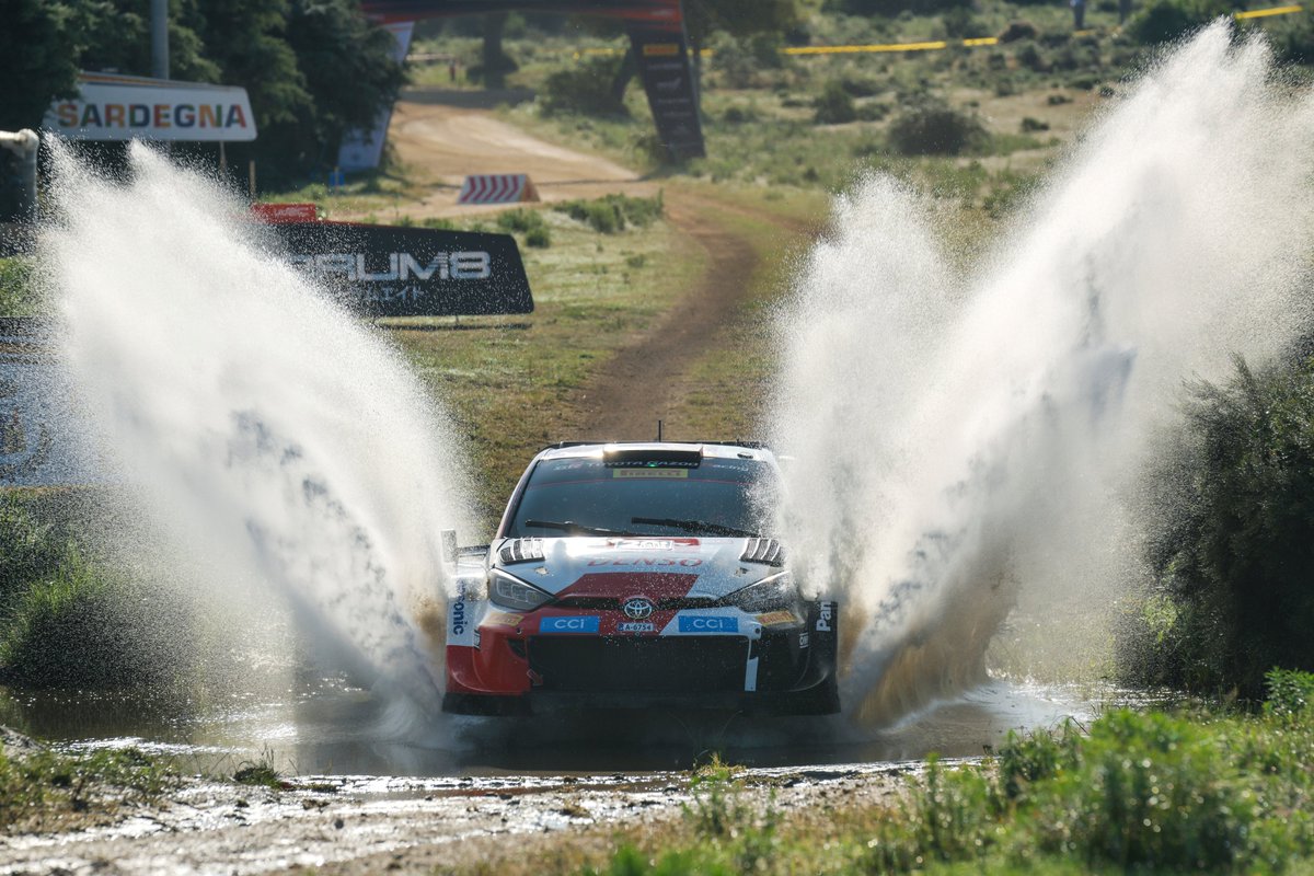 Power Stage⏱️5:55.0!

💬'That was pretty controlled run. Again in the wet conditions with proper tyres this time I enjoy the driving. Good points from here after starting first on Friday'

#KR69 #ToyotaGAZOORacing #RallyItaliaSardegna