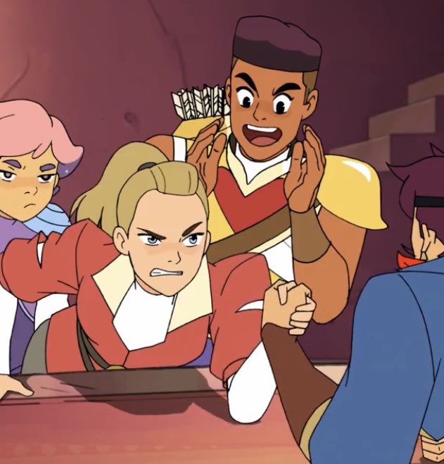the character:              their biggest fan: 

GO ADORA!! PUT HIM IN THE DIRT 🙏🙏