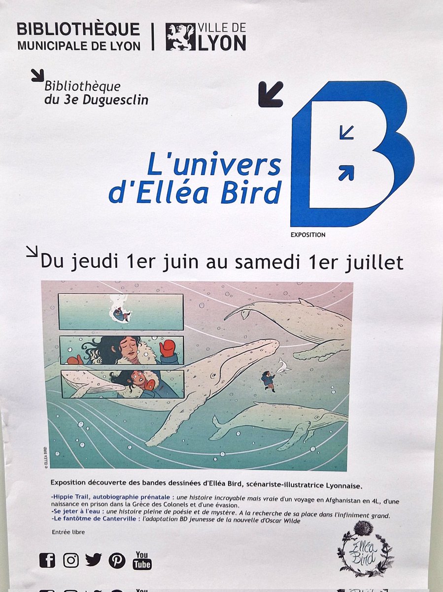 ElleaBird's tweet photo. Heeey jusqu'au 1er juillet, la bibliothèque de Lyon 3e Duguesclin accueille une petite exposition sur mes albums ✨️

Et les monstres, fantômes et autres plantes vénéneuses créés durant notre atelier d'hier seront bientôt sur les murs eux aussi ! https://t.co/0IRxYF3Krw