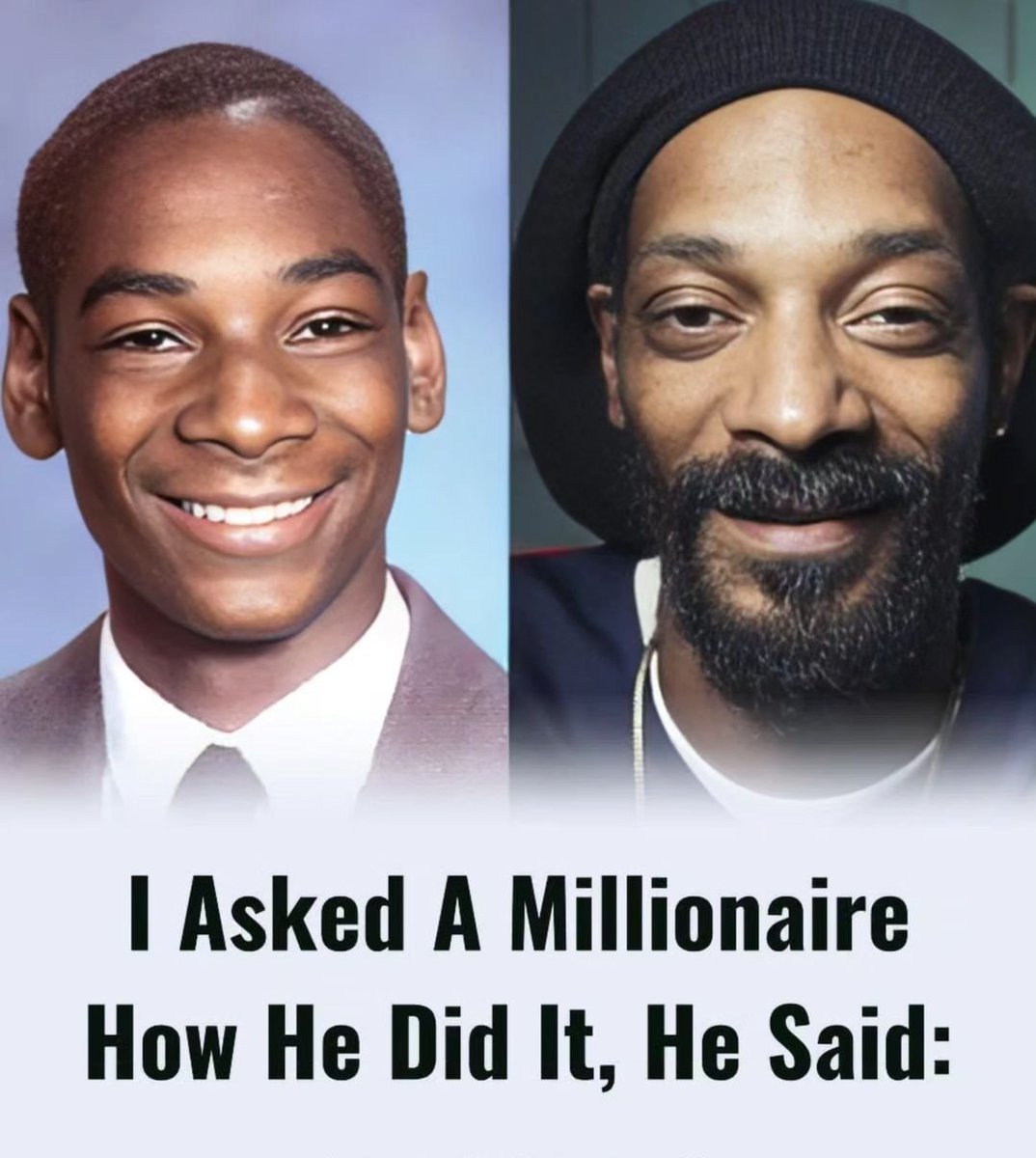 I asked a millionaire how he did it, he said...