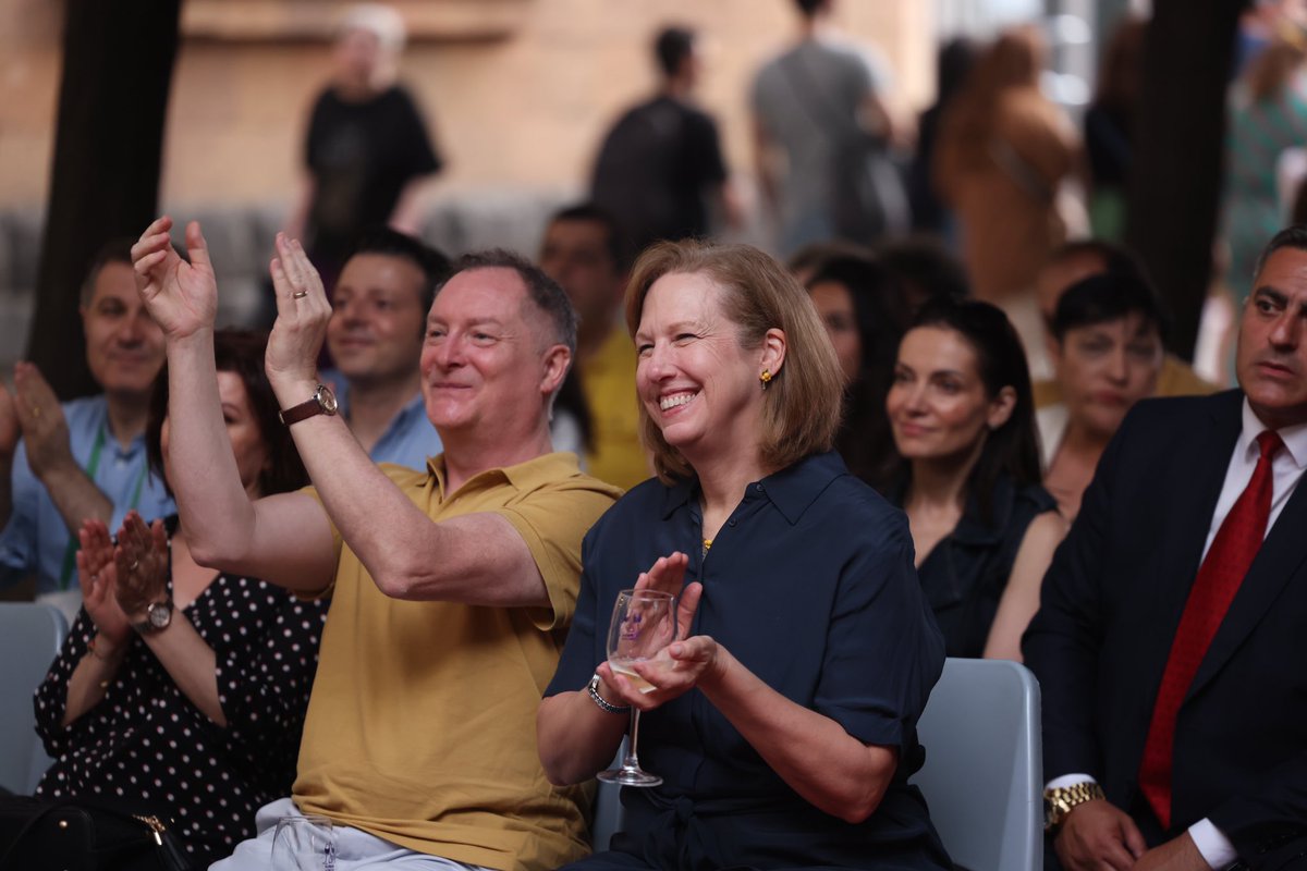 Great day at the Yerevan Wine Days festival! An important showcase of Armenian winemaking & food traditions. The Embassy was honored to sponsor a cooking demo by chef @amandafreitg to strengthen US-Armenia culinary ties & highlight #foodsustainability #USARMCulinaryDiplomacy