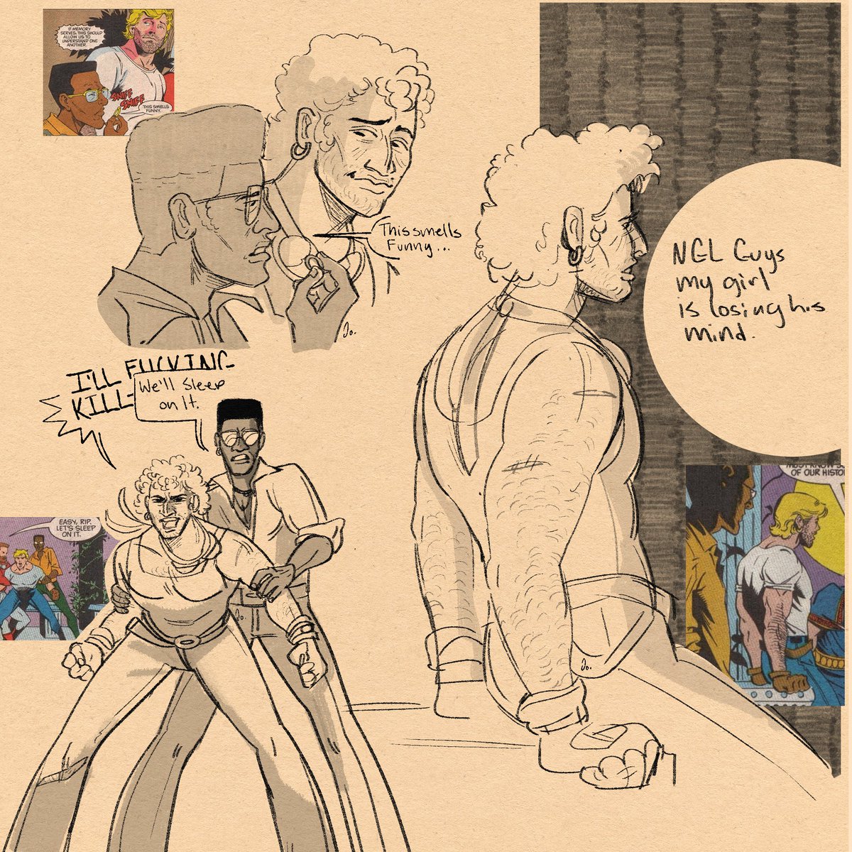 Jo's art on Twitter ""my wrist hurts" I say as i don't stop drawing