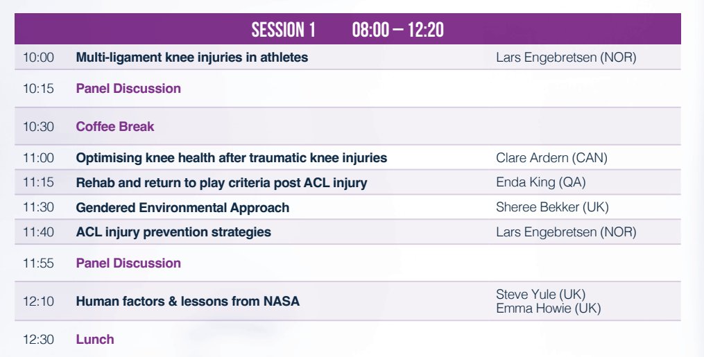 Enda King PhD (@enda_king) on Twitter photo Fantastic few days in beautiful Edinburgh at <a href="/RCSEd/">The Royal College of Surgeons of Edinburgh</a> <a href="/UKCCIIS/">UKCCIIS - IOC Research Centre of Excellence</a> Ortho & Sports Med Conf presenting our #hamstring & #ACL rehab pathways <a href="/Aspetar/">Aspetar سبيتار</a>
Outstanding faculty and massive congrats to <a href="/MurraySportOrth/">Iain Murray</a> <a href="/docandrewmurray/">Andrew Murray</a> <a href="/RobinsonOrth/">Patrick Robinson</a> & co on hosting such a successful event Fantastic few days in beautiful Edinburgh at <a href="/RCSEd/">The Royal College of Surgeons of Edinburgh</a> <a href="/UKCCIIS/">UKCCIIS - IOC Research Centre of Excellence</a> Ortho & Sports Med Conf presenting our #hamstring & #ACL rehab pathways <a href="/Aspetar/">Aspetar سبيتار</a>
Outstanding faculty and massive congrats to <a href="/MurraySportOrth/">Iain Murray</a> <a href="/docandrewmurray/">Andrew Murray</a> <a href="/RobinsonOrth/">Patrick Robinson</a> & co on hosting such a successful event