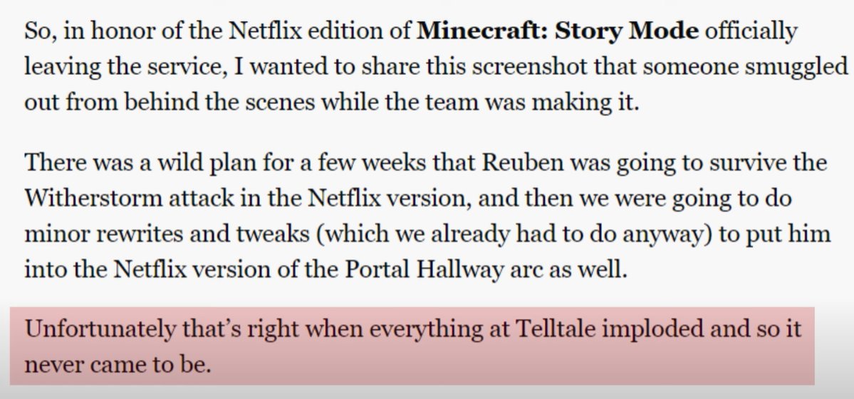 Minecraft: Story Mode is Leaving Netflix!! 