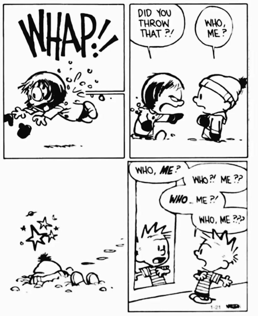 The Origin of Acting 😂 . . #calvinandhobbes #cuties #calvin #suzie #whome instagr.am/p/CtERHnQM7Xm/