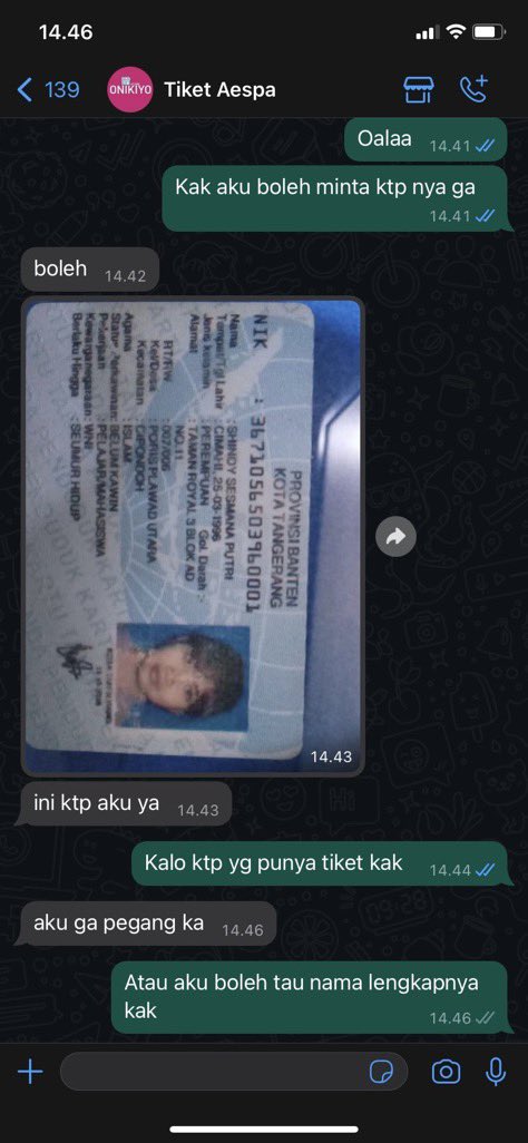 ryzhacat's tweet photo. @Onikiyowo INI SCAMMER JANGAN PERCAYA!!
KIRIM PROOF PAKE PUNYA KU YANG UDAH DISENSOR. PLEASE REPORT!!
AKU GA PERNAH TITIP WTS KE AKUN INI https://t.co/niZujVSmql