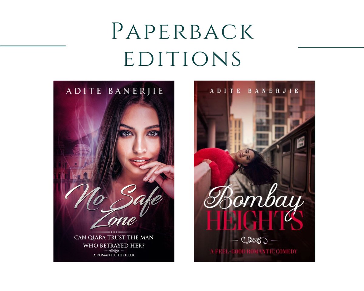 adite's tweet image. #NoSafeZone and #BombayHeights are now available in paperback. Grab your copies on #NotionPress or #AmazonIN or #Flipkart! #paperback
notionpress.com/read/no-safe-z…
notionpress.com/read/bombay-he…