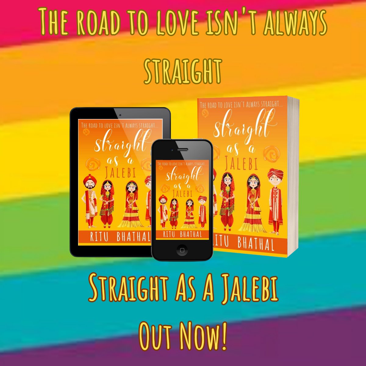 RituBhathal's tweet photo. #StraightAsAJalebi #2 in the #RishtaySeries is #outNOW! #99p
๐ multicultural
๐งก m/m romance
๐ family politics
๐งก confusion
๐ hidden romance
๐งก Desi Fiction
๐ Bollywood meets Birmingham
https://t.co/VOKMaxoi3h
#newrelease
#SAsAJ #DesiFiction
#ChickpeaCurryLit #LGBTQ https://t.co/FRDpiXpQ6B
