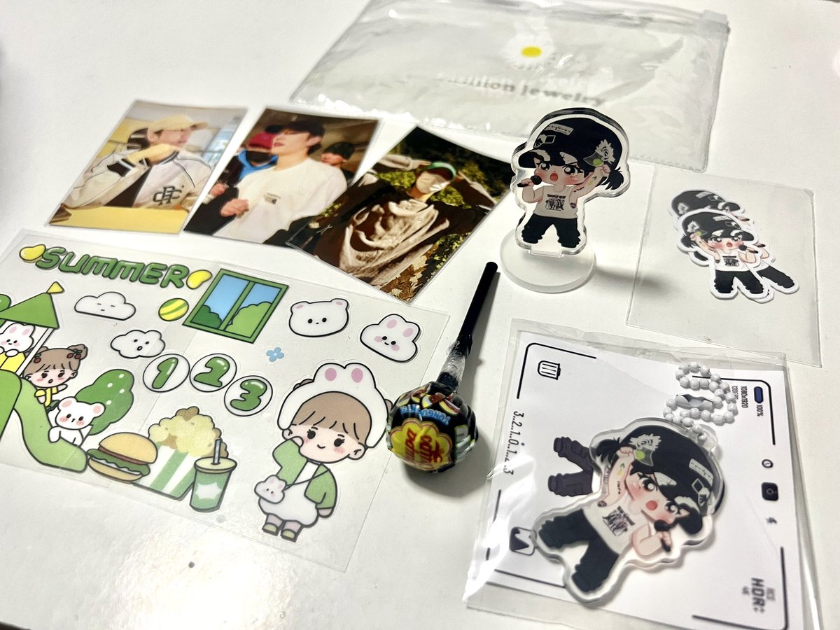 chickykik9's tweet photo. ได้รับสตด พกจ น้องคยอมคนเท่ห์ถืออากาบงแล้วนะคะ น่ารักมากกก ใส่ซองซิปล็อคมีของแถมให้น่ารักๆค่ะ🥰🫶🏻🫶🏻 #NNCreview https://t.co/wCNzIgcyau