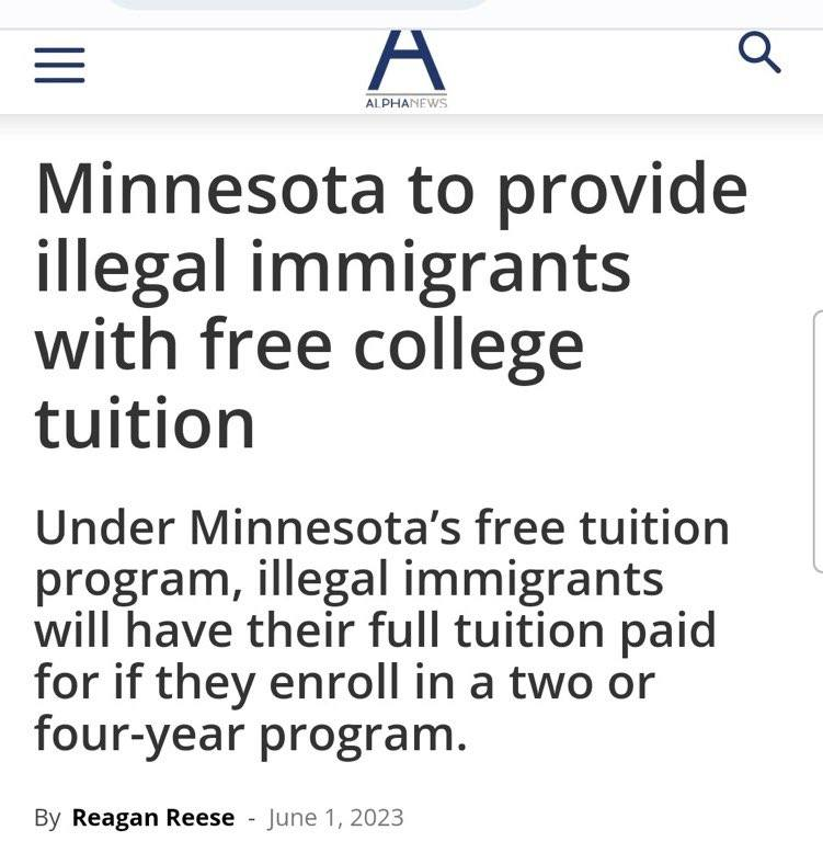 So a free phone, housing, food, and transportation isn't enough! Now, they get free college where they can be brainwashed by the woke institutions. All this while Veterans starve on our streets.