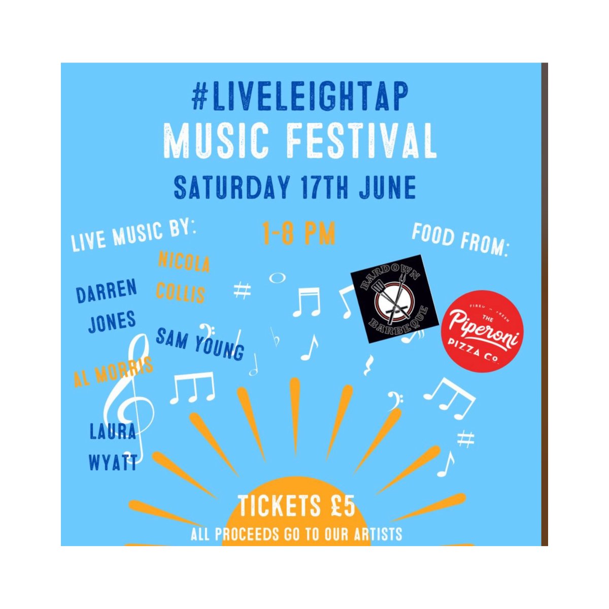 The annual #LiveLeighTap music festival is Saturday 17th June <a href="/losbrewery/">Leigh on Sea Brewery</a> 🥳 It's an amazing day of live music from local artists across the music spectrum 🎶 Tickets are £5 from <a href="/losbrewery/">Leigh on Sea Brewery</a>.
#pizza #woodfiredpizza #neapolitanpizza #beerandpizza #foodie #pizzalover