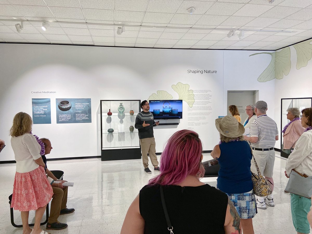 Thanks to those who attended our CAM Public Tour yesterday! You can join another  tour of "Shaping Nature"—a <a href="/NiagaraUniv/">Niagara University</a> student-curated tour by local potter Junko McGee—during our Summer Exhibitions reception Thurs, Jun. 15,  4:30–7:30 p.m. 
RSVP @ bit.ly/camsummerrecep…!