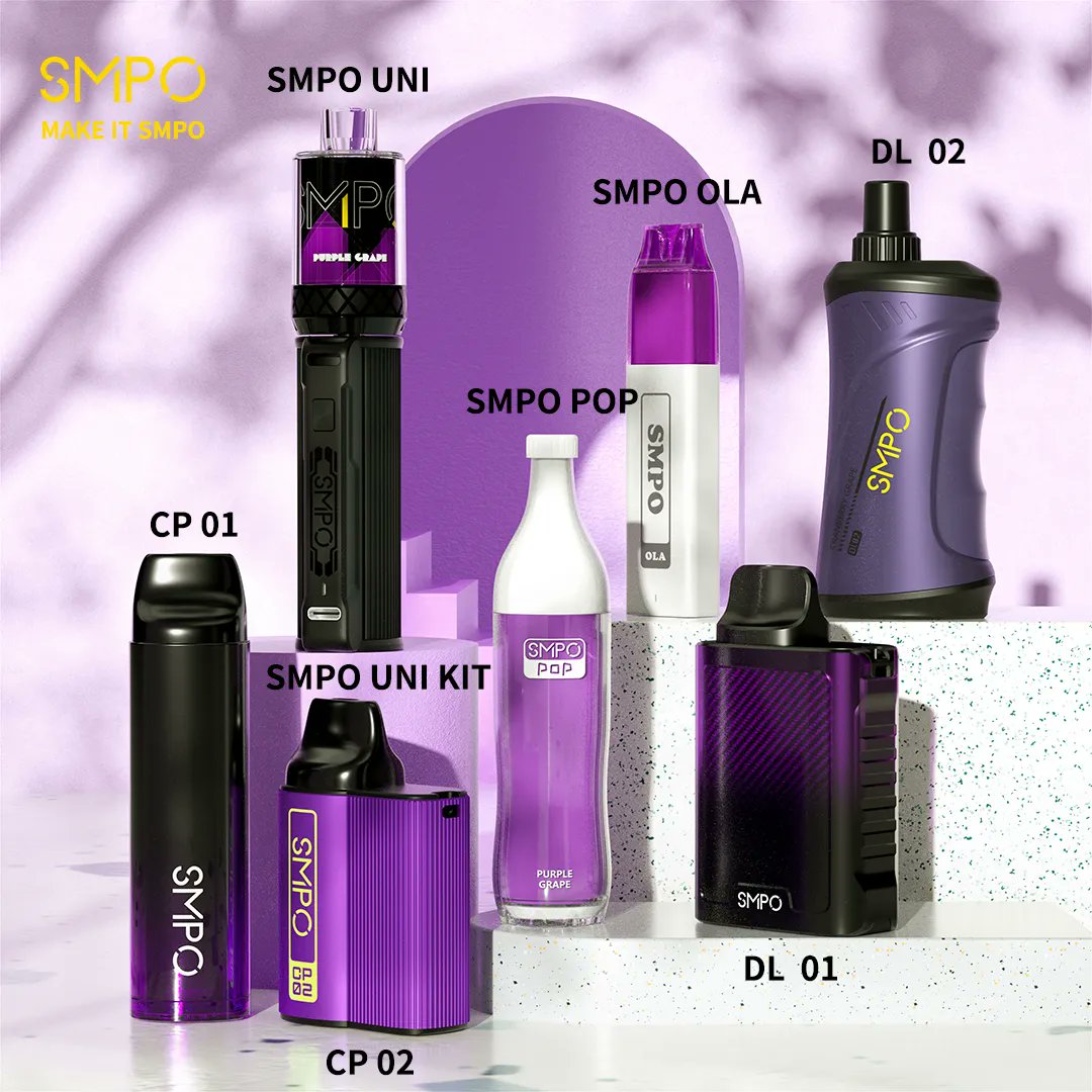 🤩Does there anyone love #smpo purple collection? Put your hands up!!!
buff.ly/3iphJmo
——
MAKE IT SMPO
——
You must be of legal smoking age
——
#smpodisposable #smpo #smpovapor #disposablevape #vapelife #vapecommunity #vapefam #vapeon #vapeaddict #vapegram #vapefriends