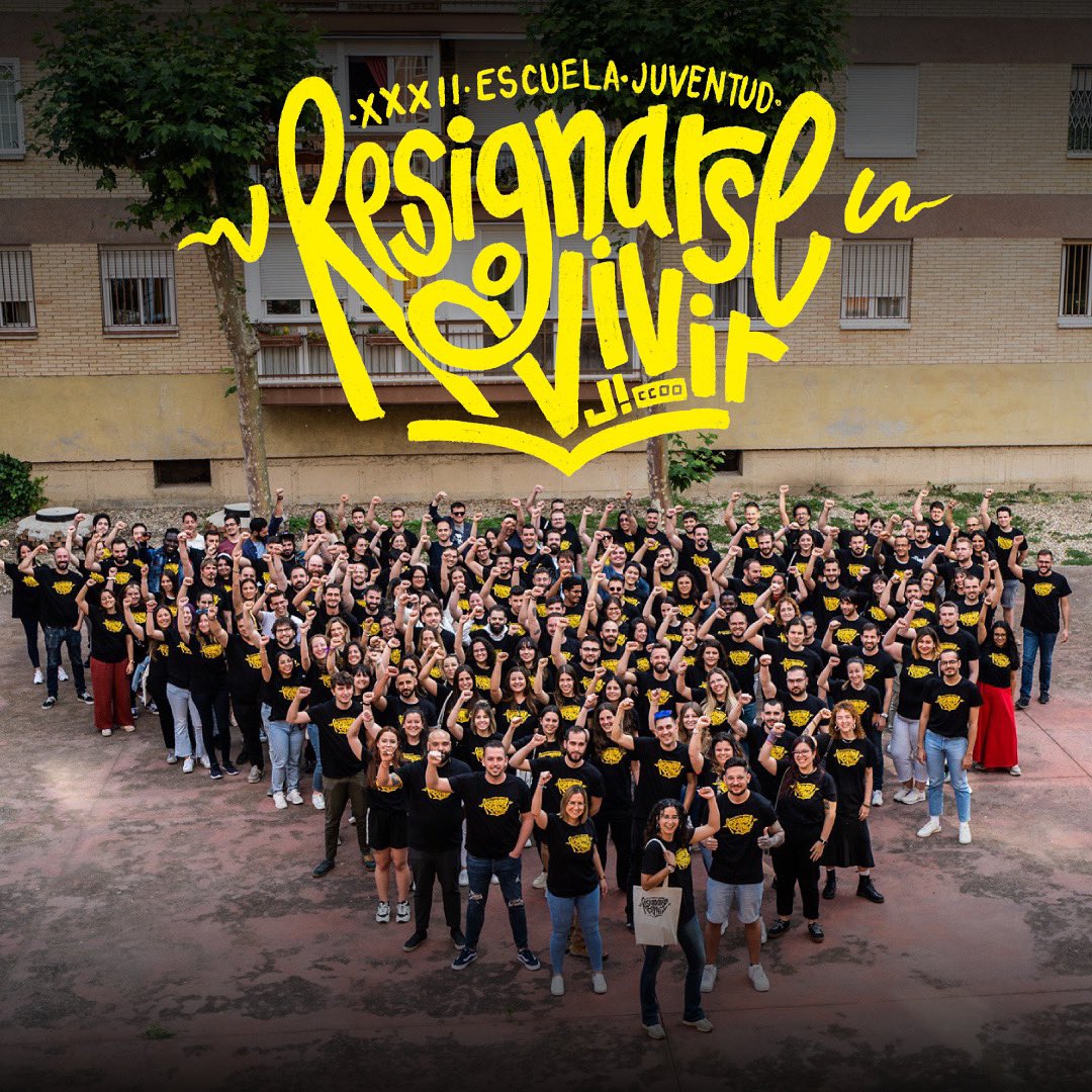 Se acabó nuestra escuela #ResignarseOVivir ✊💛

180 personas aprendiendo, compartiendo experiencias y tejiendo redes. 🫂

Nos vamos con la mochila llena🎒 para defender los derechos de la juventud trabajadora 💪

Seguiremos luchando para vivir mejor y vivir más felices.