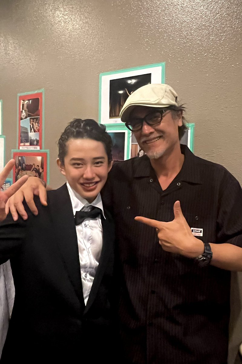 3104shHoney's tweet image. なんと！ビリーエリオットで共演した海琉と再会。
わんぱくなBillyがわんぱくに成長してた。
父ちゃんは嬉しいよ！
#中村海琉
#billyelliot 
#ビリーエリオット