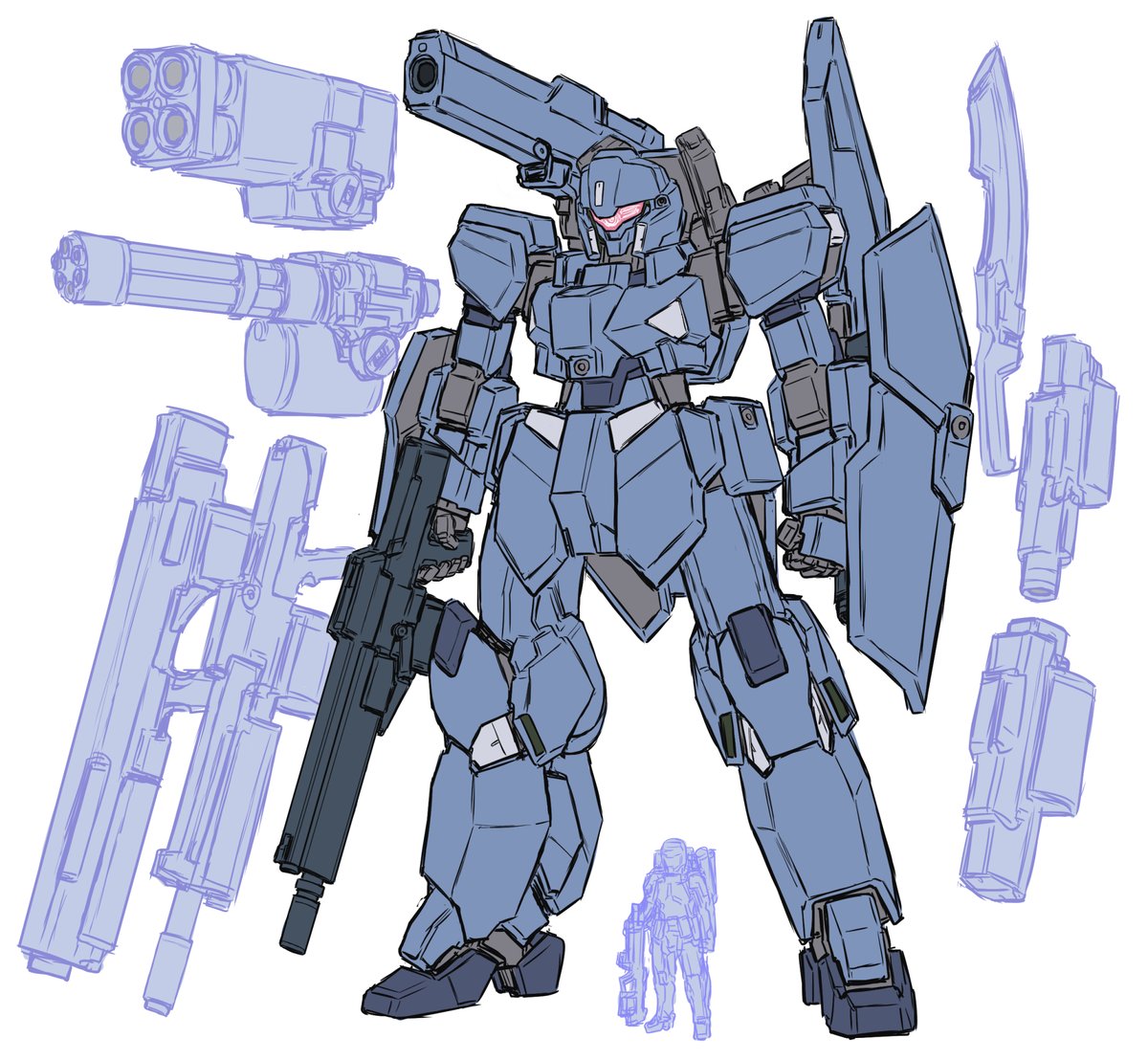 weapon robot mecha gun no humans holding holding weapon  illustration images
