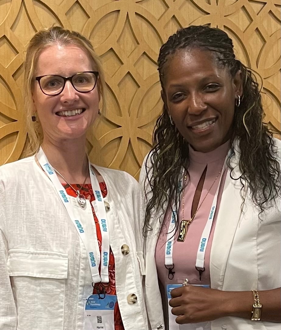 REFITClass's tweet image. Great to discuss collaborative research strategies with @HarrietShannon who facilitated an excellent researcher careers networking session at @WorldPhysio1951 #WorldPhysio2023 
#worldphysio2023selfie