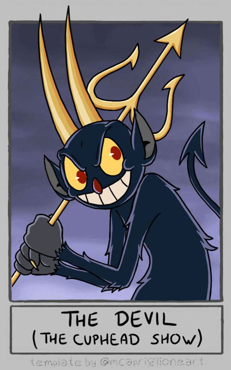 DeltaBlackOwl's tweet photo. @CupheadContext Hi ! My (not real) name's Delta, I'm demisexual, and I think I'm demiromantic too ! 
The only cuphead art I made ^^" 
(I made the Devil last year) https://t.co/oAOIw8dX1K